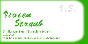 vivien straub business card